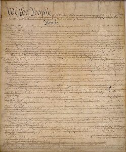 Constitution of the United States - page 1