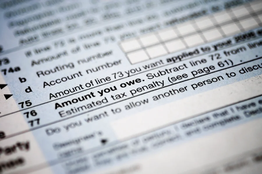IRS tax form