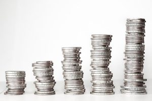 Stacks of coins