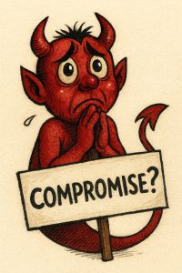 A demonic plea for compromise
