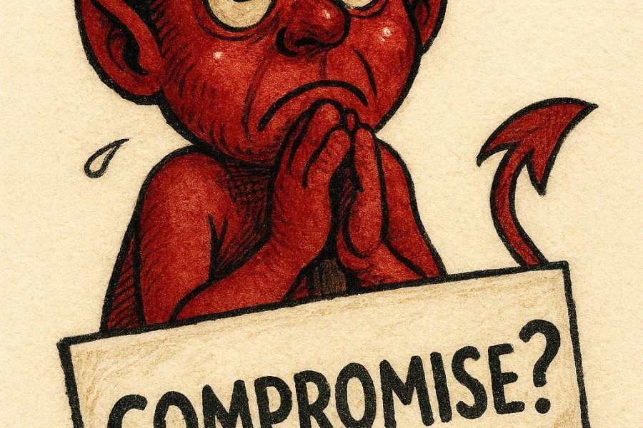 A demonic plea for compromise