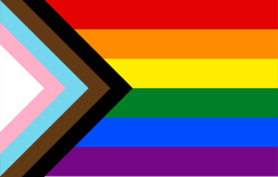 Pride progress flag
