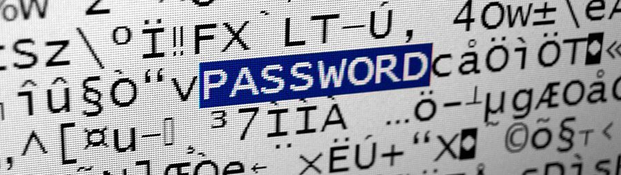 Password hacking illustration