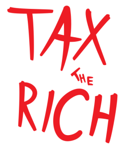 Tax the Rich graphic