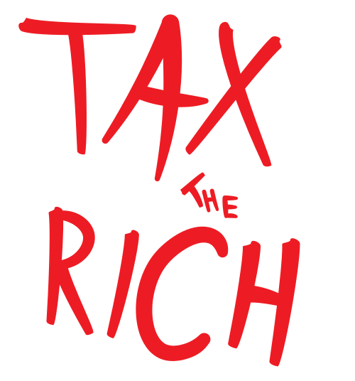 Tax the Rich graphic